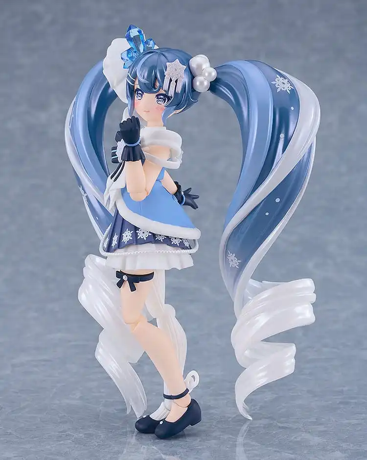 Character Vocal Series 01: Hatsune Miku Figma Action Figure Snow Miku: Crystal Snow Ver. 13 cm